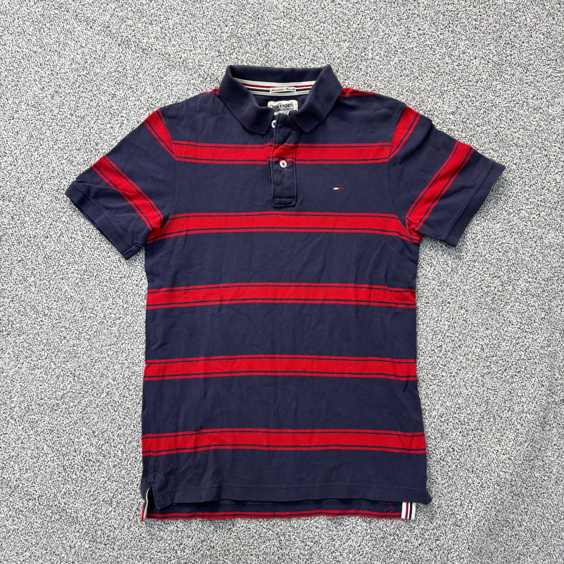 S 타미힐피거 스트라이프 반팔 카라티 0309J 상품이미지1