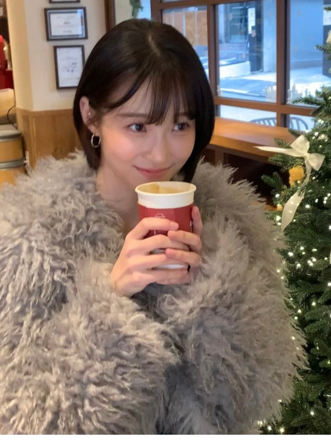 오버듀플레어 퍼자켓 그레이 상품이미지2