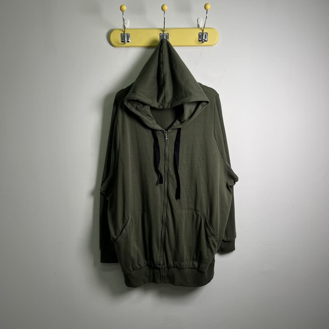 n'or label 카키 후드집업 상품이미지2