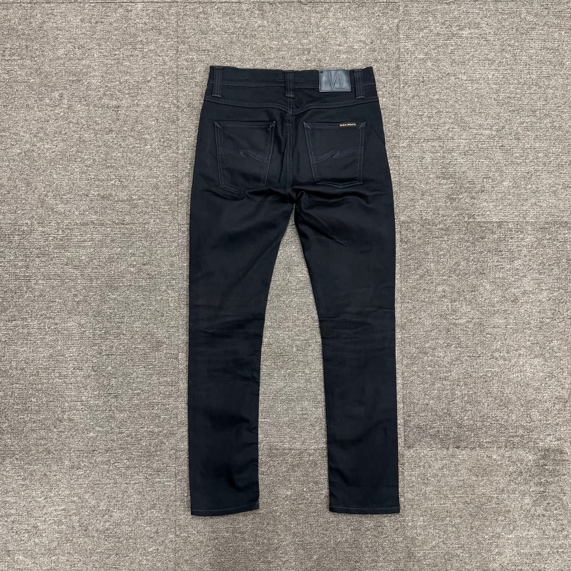 누디진 Lean Dean 슬림 블랙진 (28)   상품이미지2