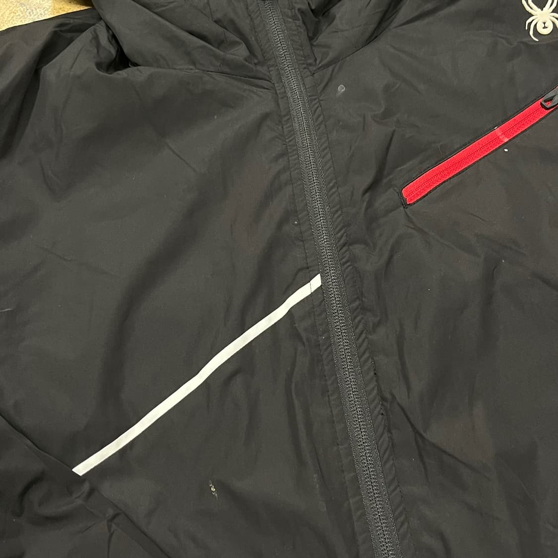 [정품/XL] 스파이더 블랙 후드 오리솜털 롱패딩 b19 상품이미지8