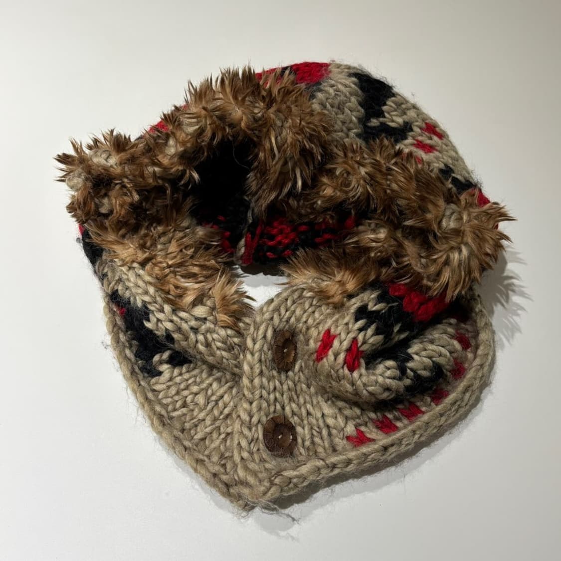 캐피탈 kapital 오버사이즈 퍼 바라클라바 상품이미지1