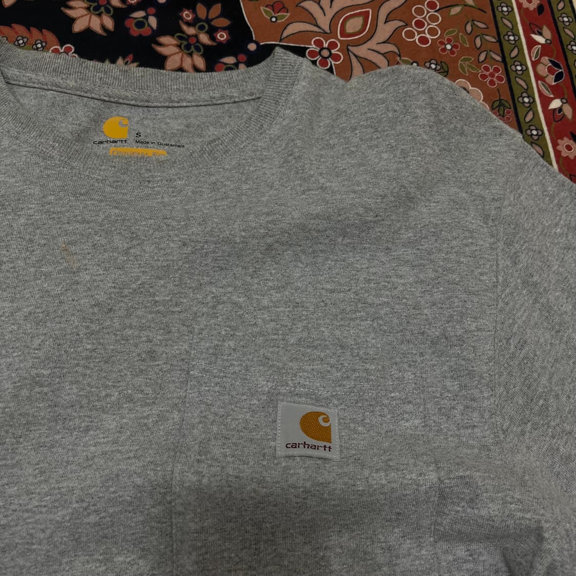 칼하트 WIP 워크웨어 포켓 반팔티 S/90 상품이미지3