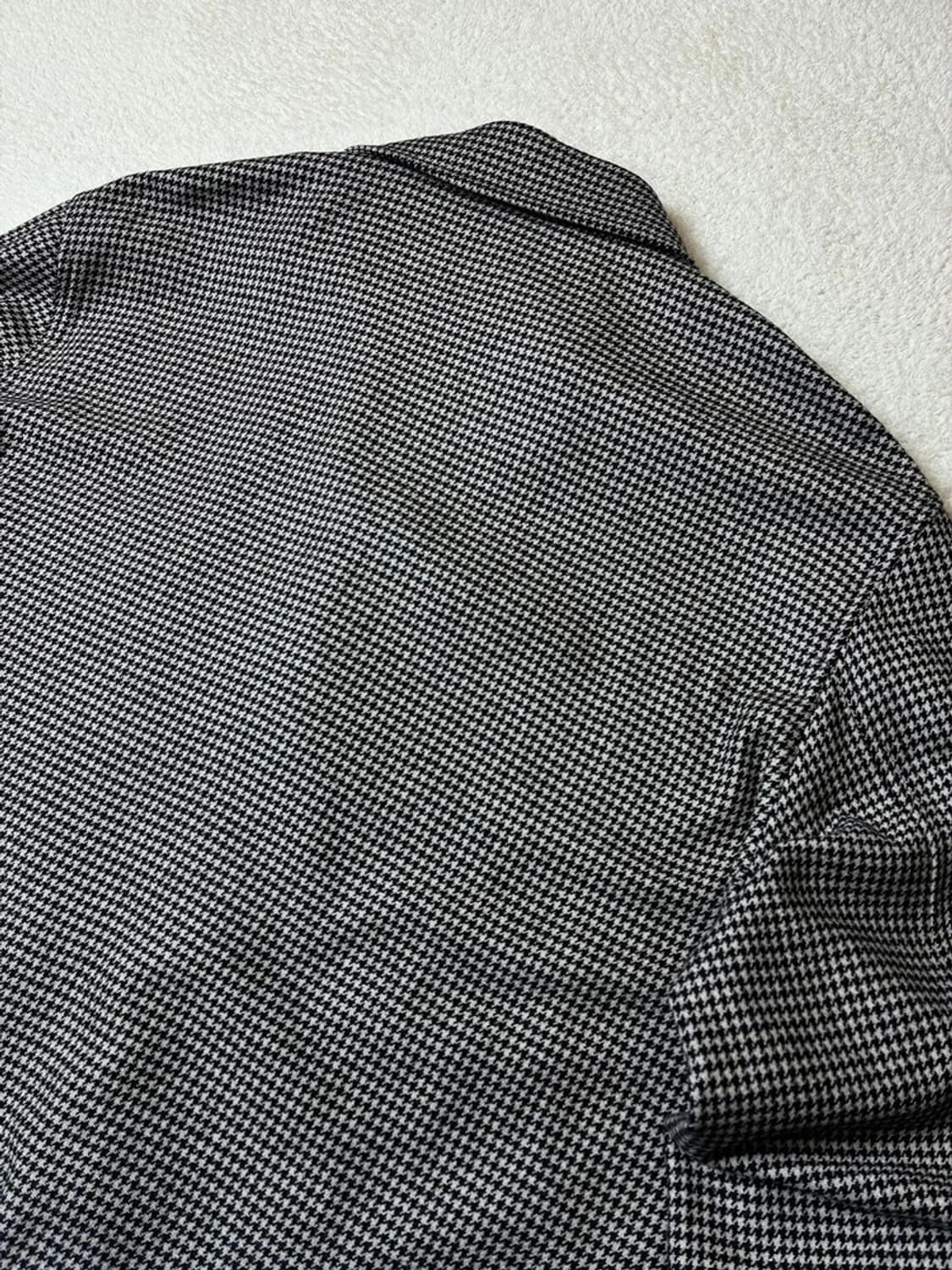 드본팩쳐 100% 캐시미어 하운드체크 프렌치 자켓 PN6362 상품이미지4