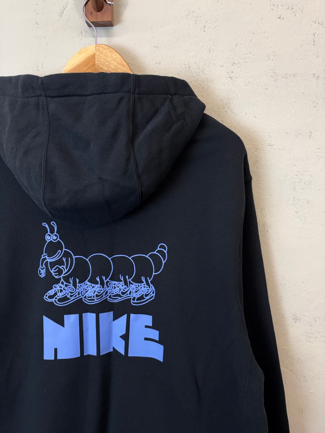 나이키 클럽 풀오버 후드티 블랙 상품이미지4