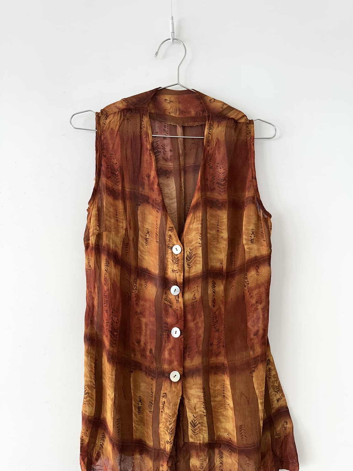 Sun summer vest top / orange 상품이미지4