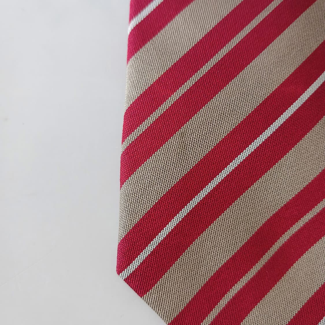 비비안웨스트우드 실크 스트라이프 넥타이 8.8cm A등급 A19478
 상품이미지8