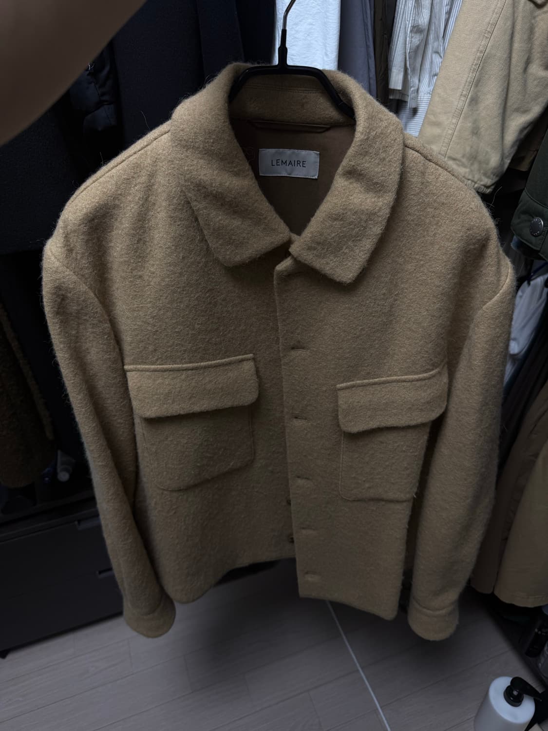 (50)르메르 알파카 오버 셔츠자켓 상품이미지1