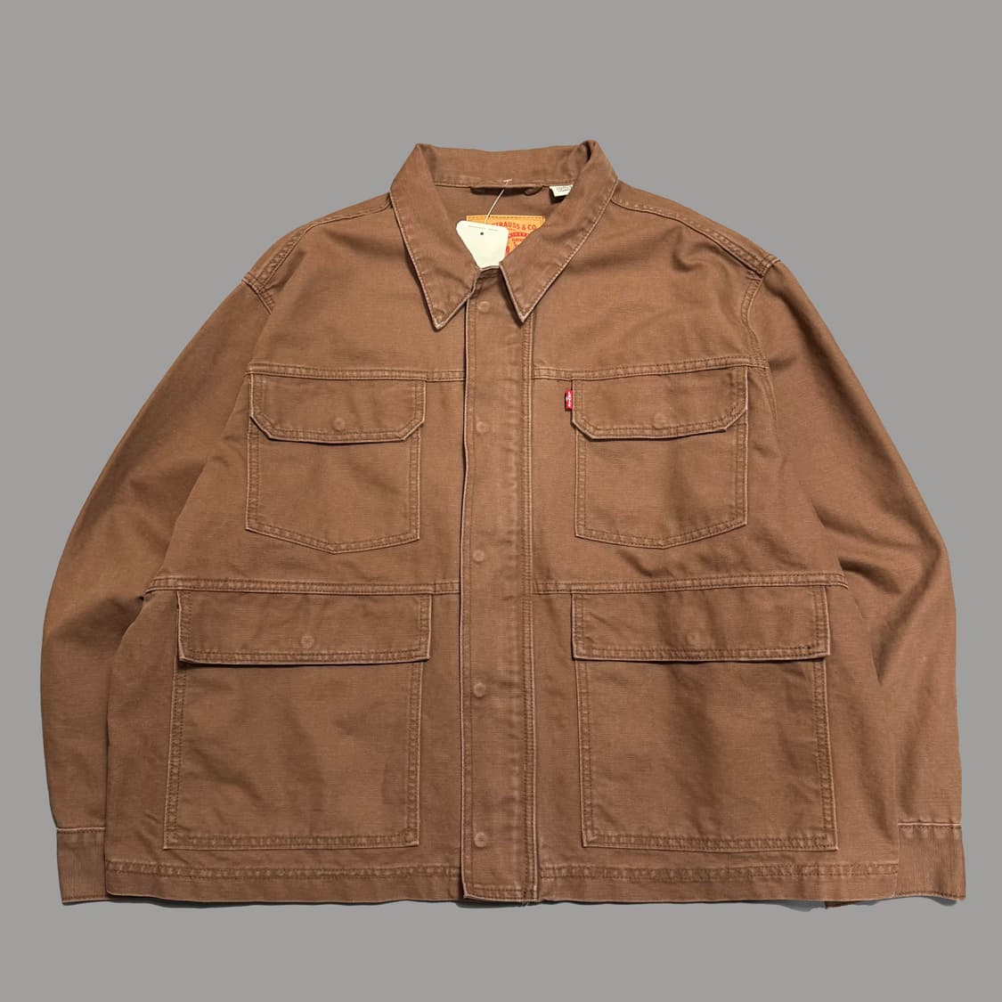 리바이스(Levi's) 브라운컬러 코튼 캔버스 4포켓 필드자켓 상품이미지6
