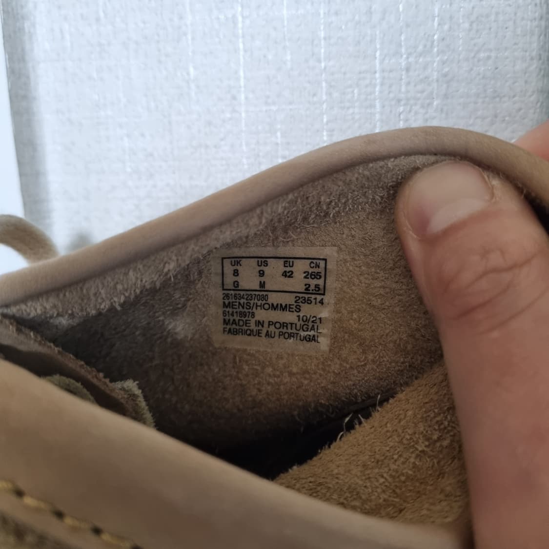 클락스 왈라비 clarks wallabe 265 270 상품이미지4