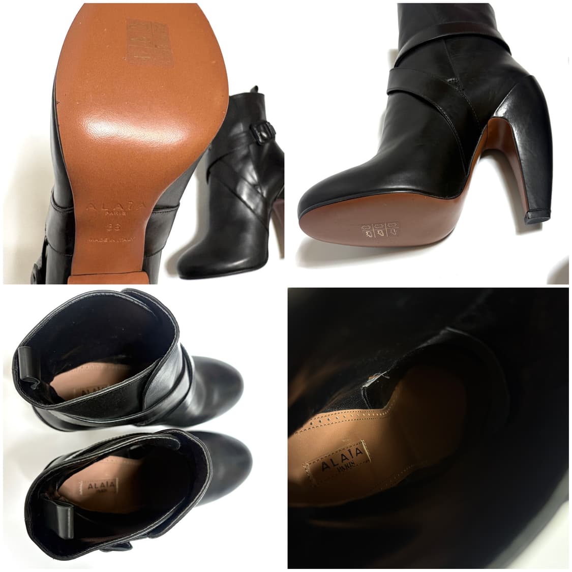 ALAIA 알라이아 부티힐 앵클부츠 상품이미지2