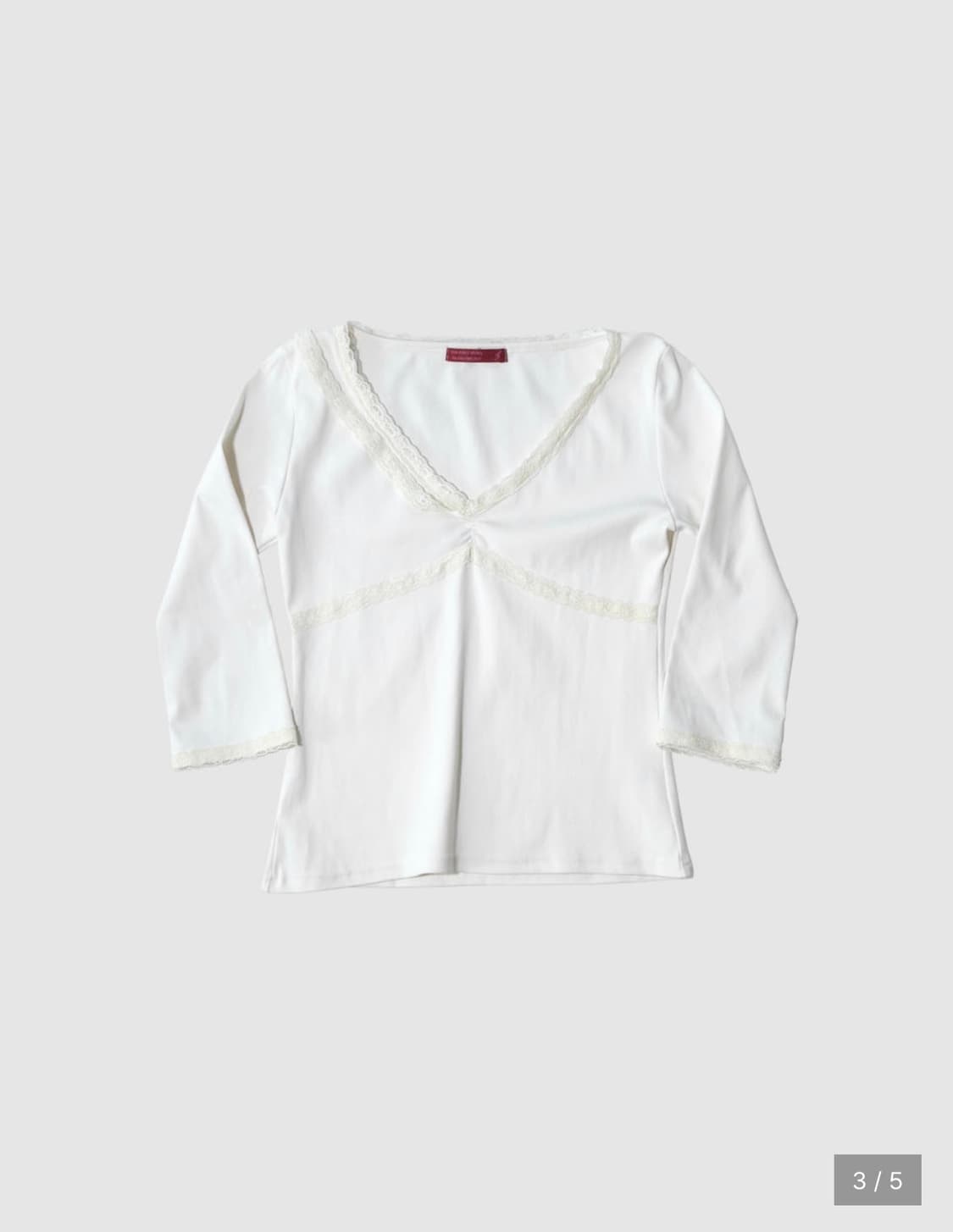 구해요)) 인앤양하모니 Lace top ivory 상품이미지2