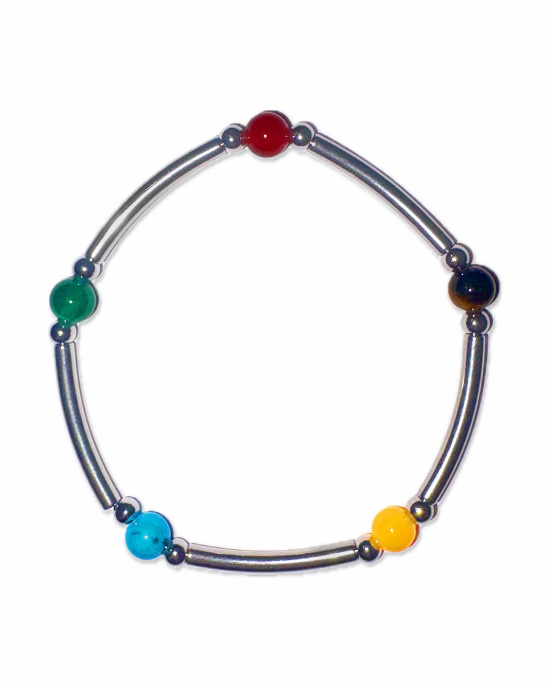 오색 스톤 뱅글 팔찌 ( 톤업 ) 상품이미지1