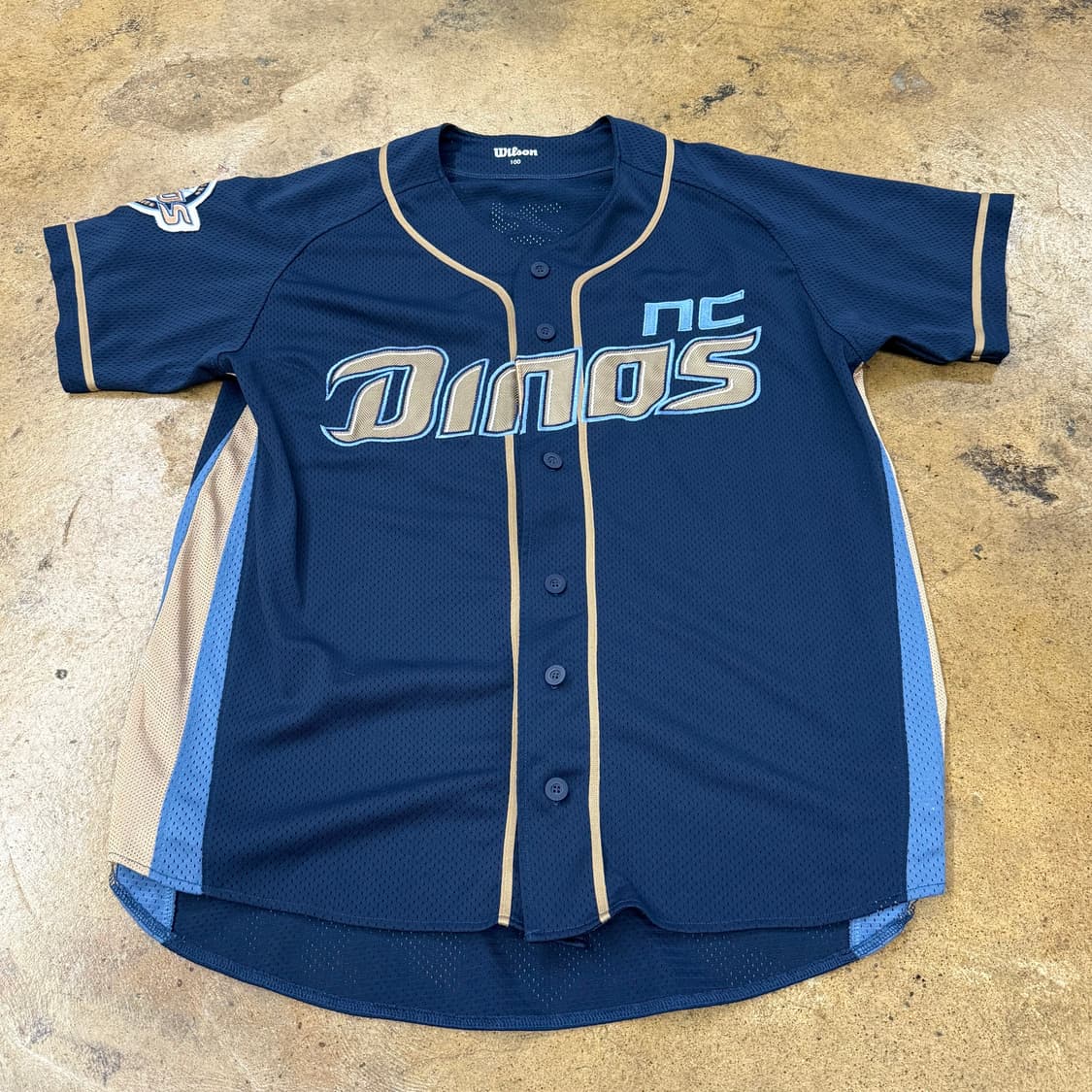 [100] NC다이노스 74 김경문 마킹 반팔 유니폼 b8 상품이미지2