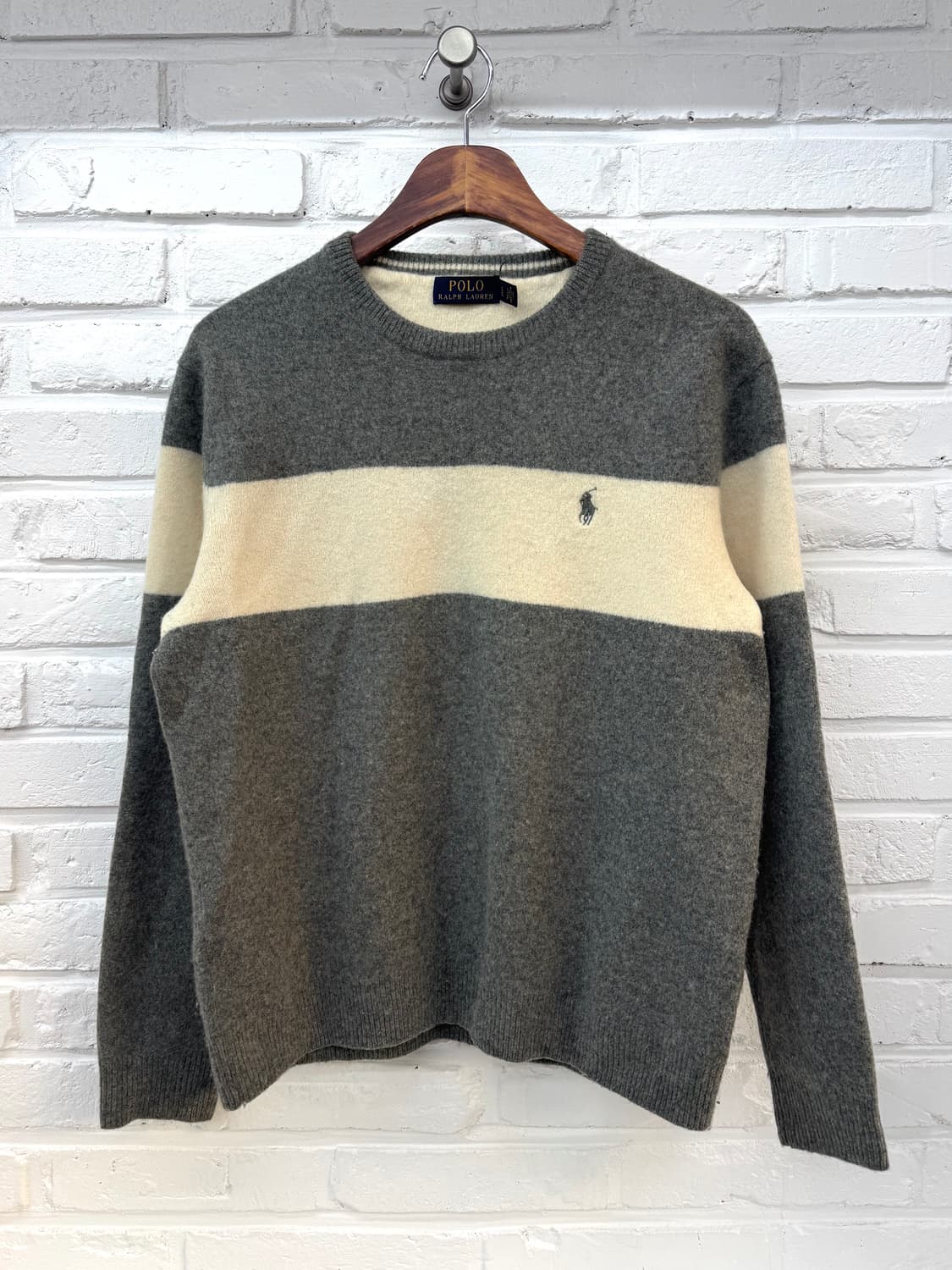 폴로 그레이 울니트 상품이미지3