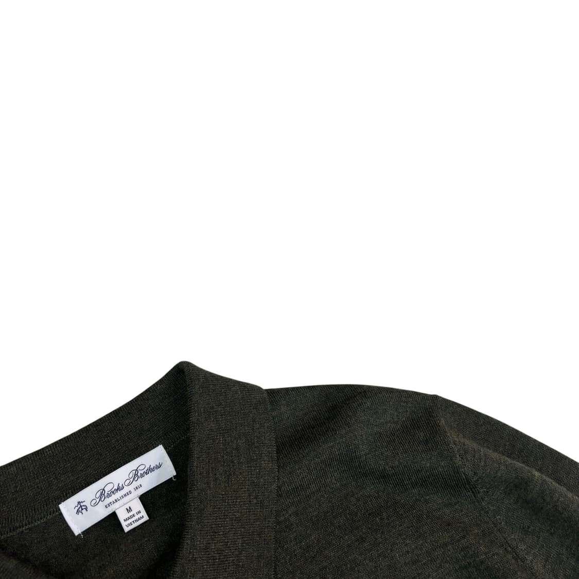 브룩스브라더스 카키 로고 니트 카라티 상품이미지3