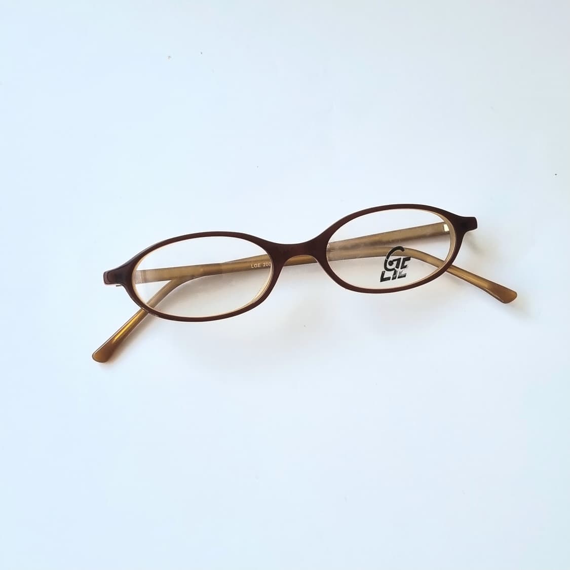 데드스탁 긱시크 초경량 오벌 뿔테안경테  530 상품이미지1