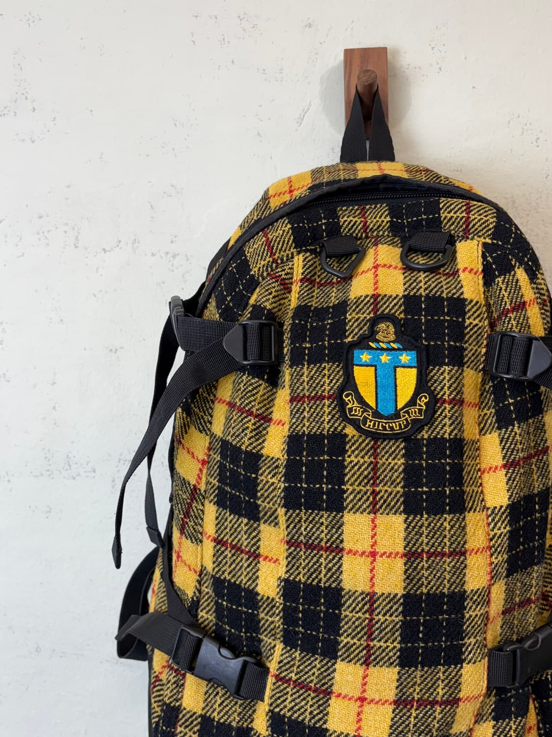 해리스트위드 90s 빈티지 체크 트위드 마운틴 백팩 상품이미지7