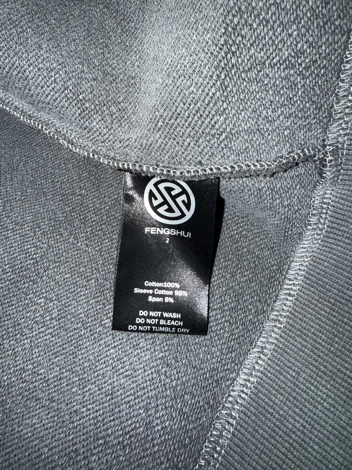 펑쉐이 후드집업 그레이 상품이미지3