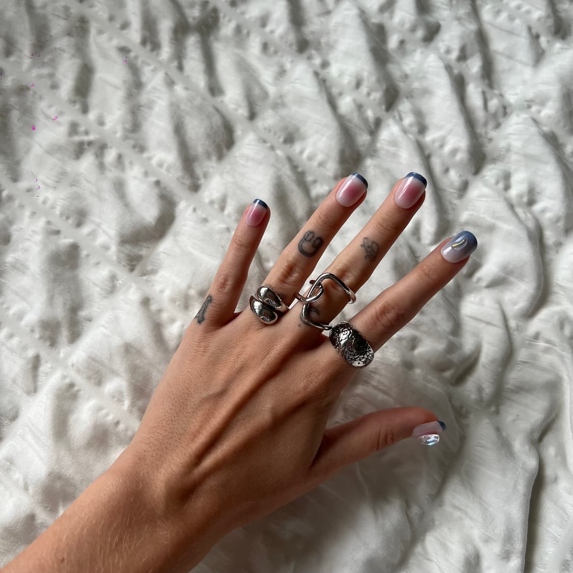 앤틱 플라워 패턴 실버 반지 상품이미지8