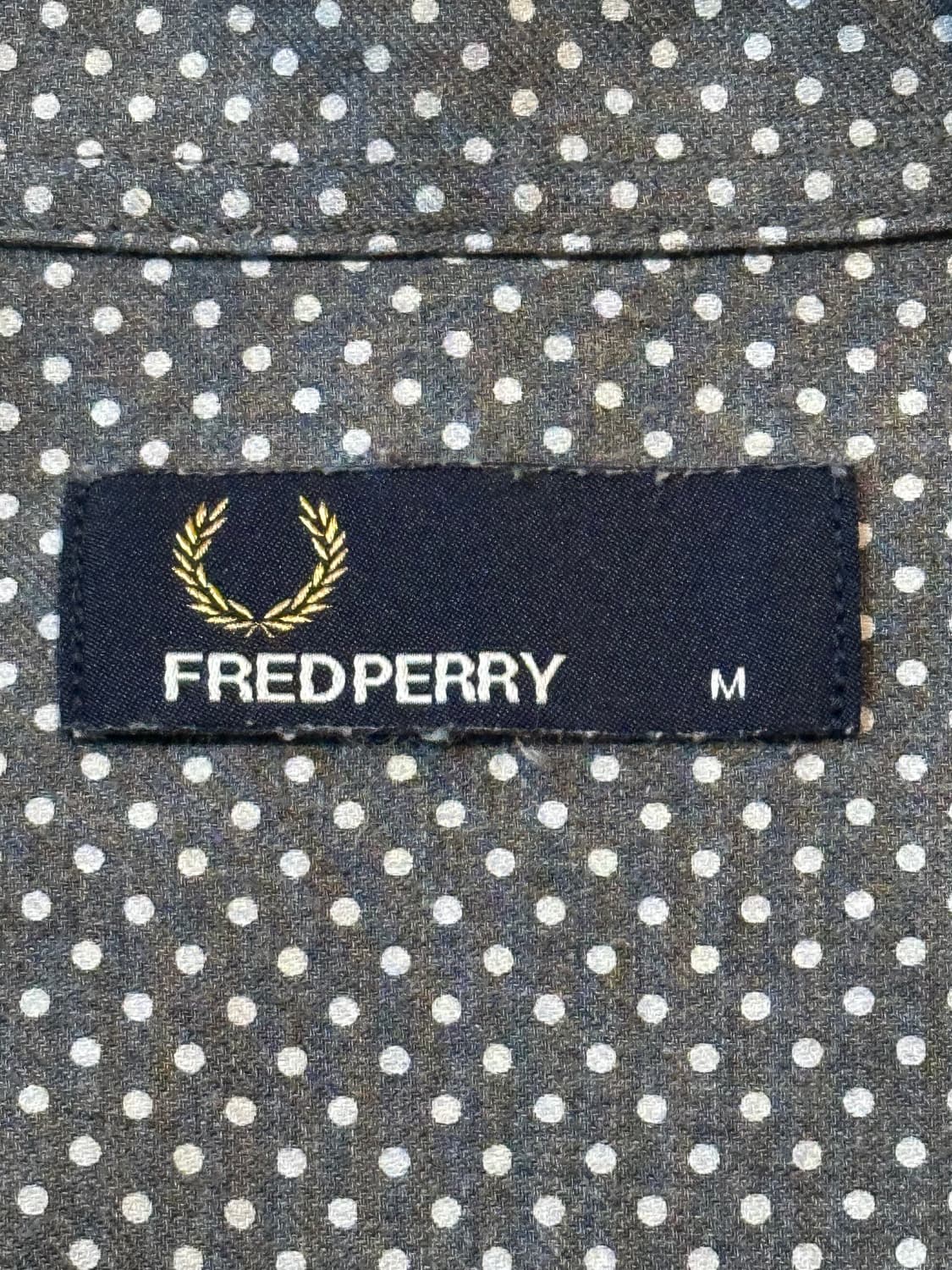 프레드페리 FREDPERRY 원포켓 도트 패턴 셔츠 상품이미지4
