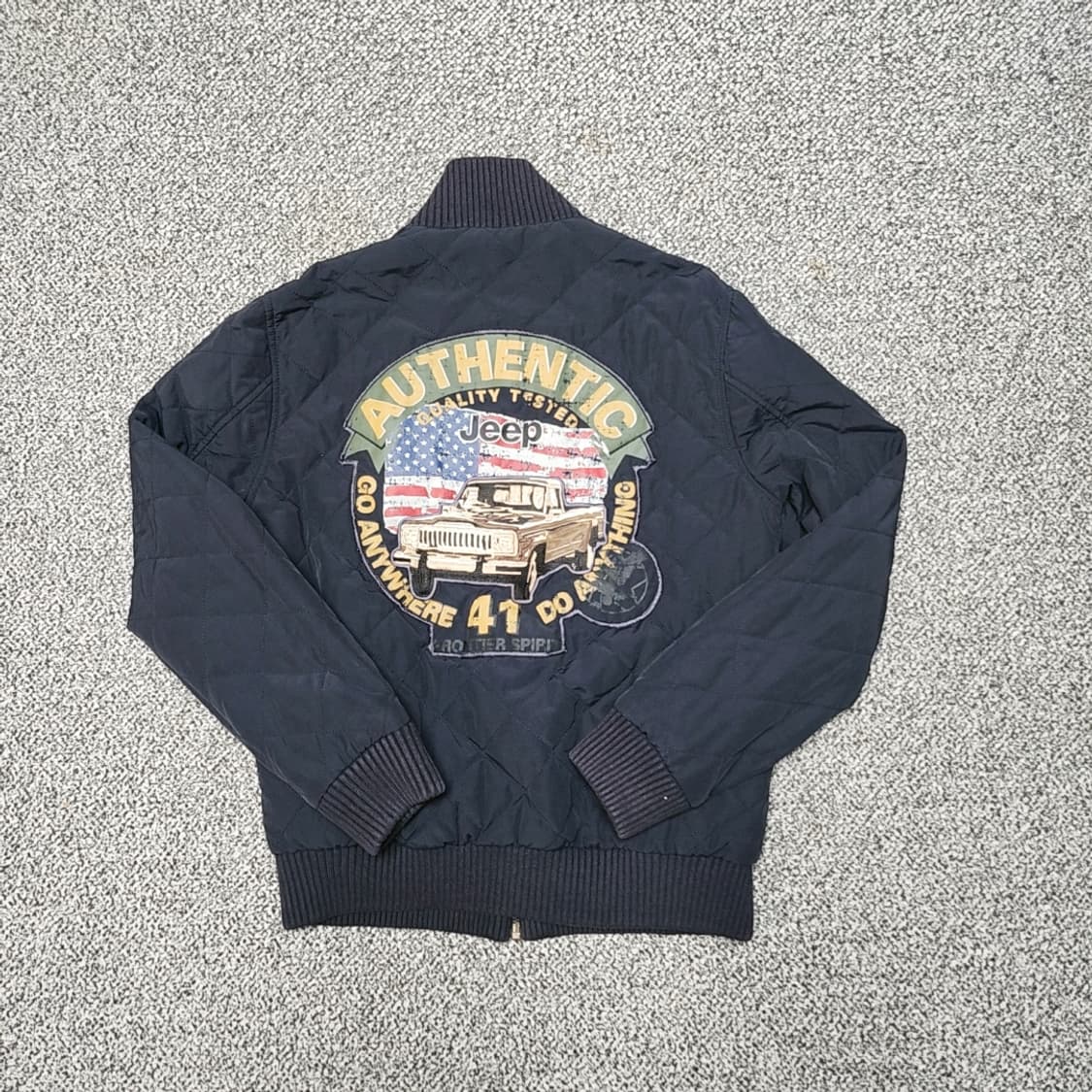 [95] Jeep 지프 패치 퀼팅 자켓 점퍼 상품이미지1