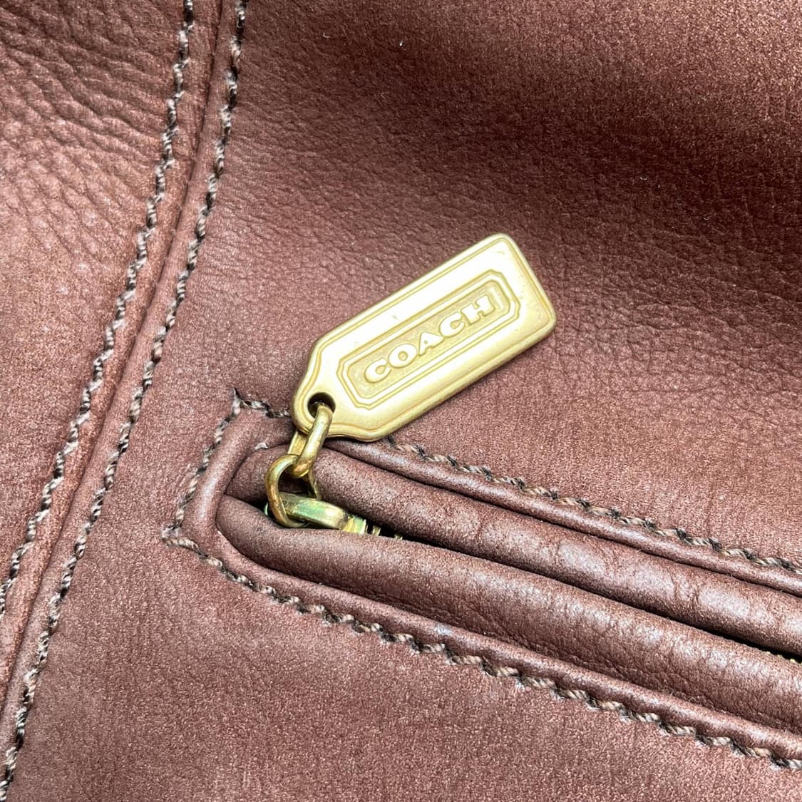 OLD COACH NUBUCK SLING BAG BROWN [USA MADE] 상품이미지6