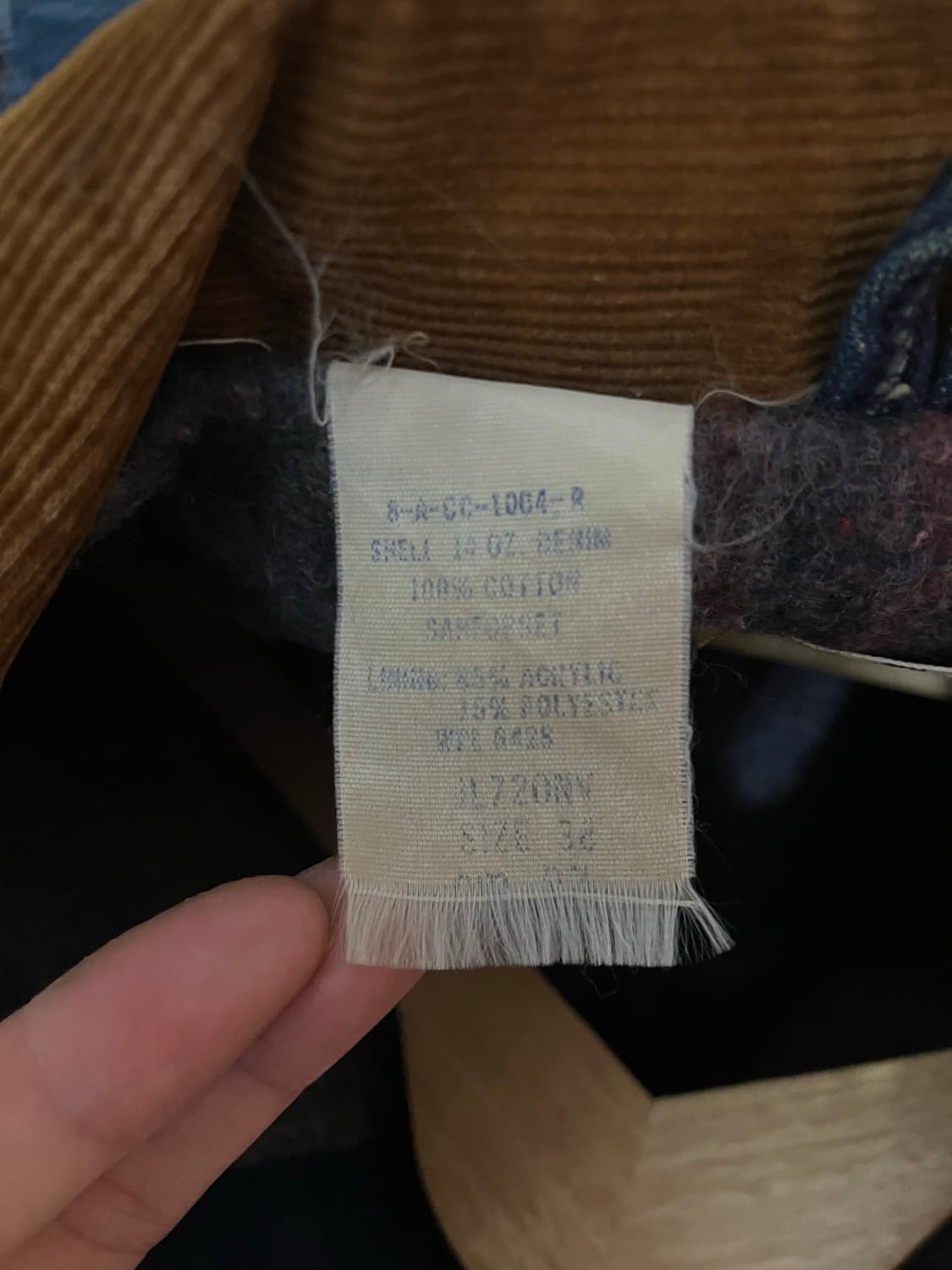 80s wrangler jr720nv 랭글러 블랭킷 데님 자켓 상품이미지9