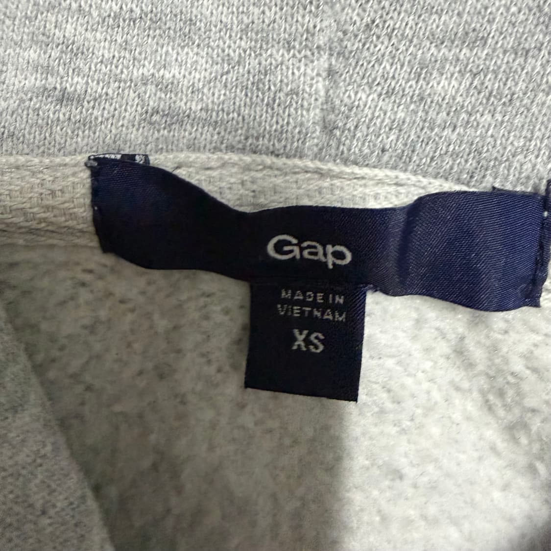 갭 그레이 후드집업 xs 상품이미지3