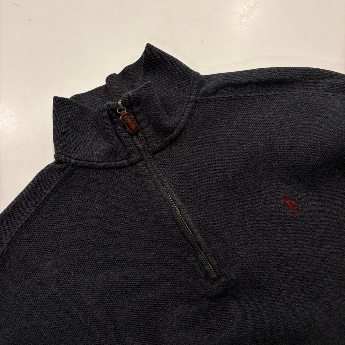 [M] 폴로 랄프로렌 하프집업 반집업 맨투맨 차콜 D596 상품이미지3
