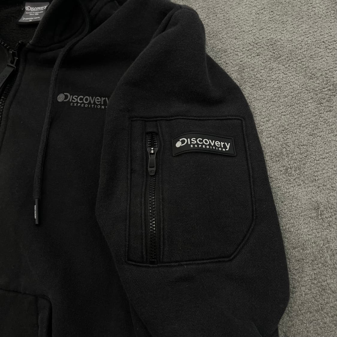 95 디스커버리 블랙 후드집업 상품이미지4