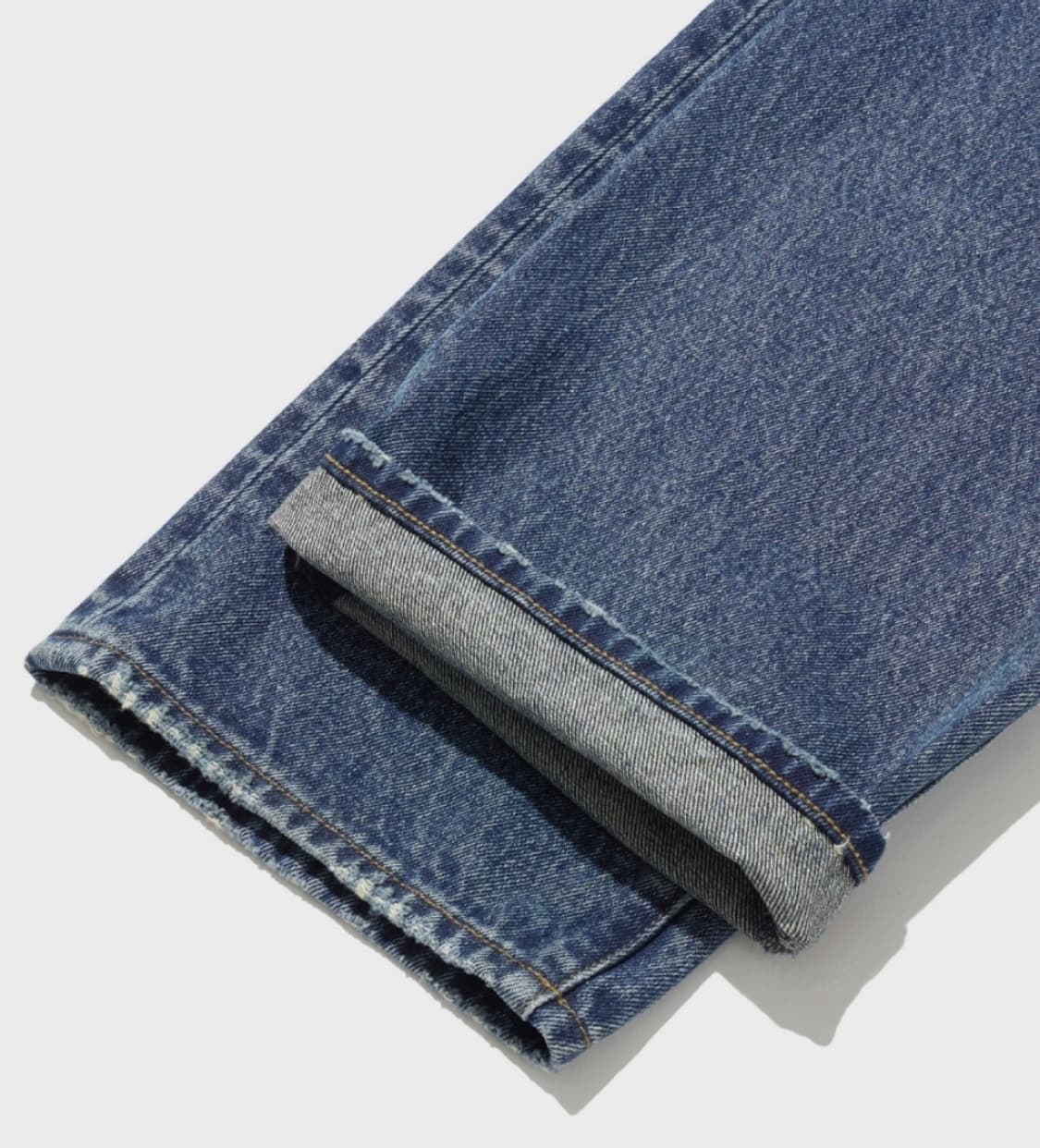 TAPERED LOOSE FIT DENIM PANTS - L.BLUE 상품이미지4