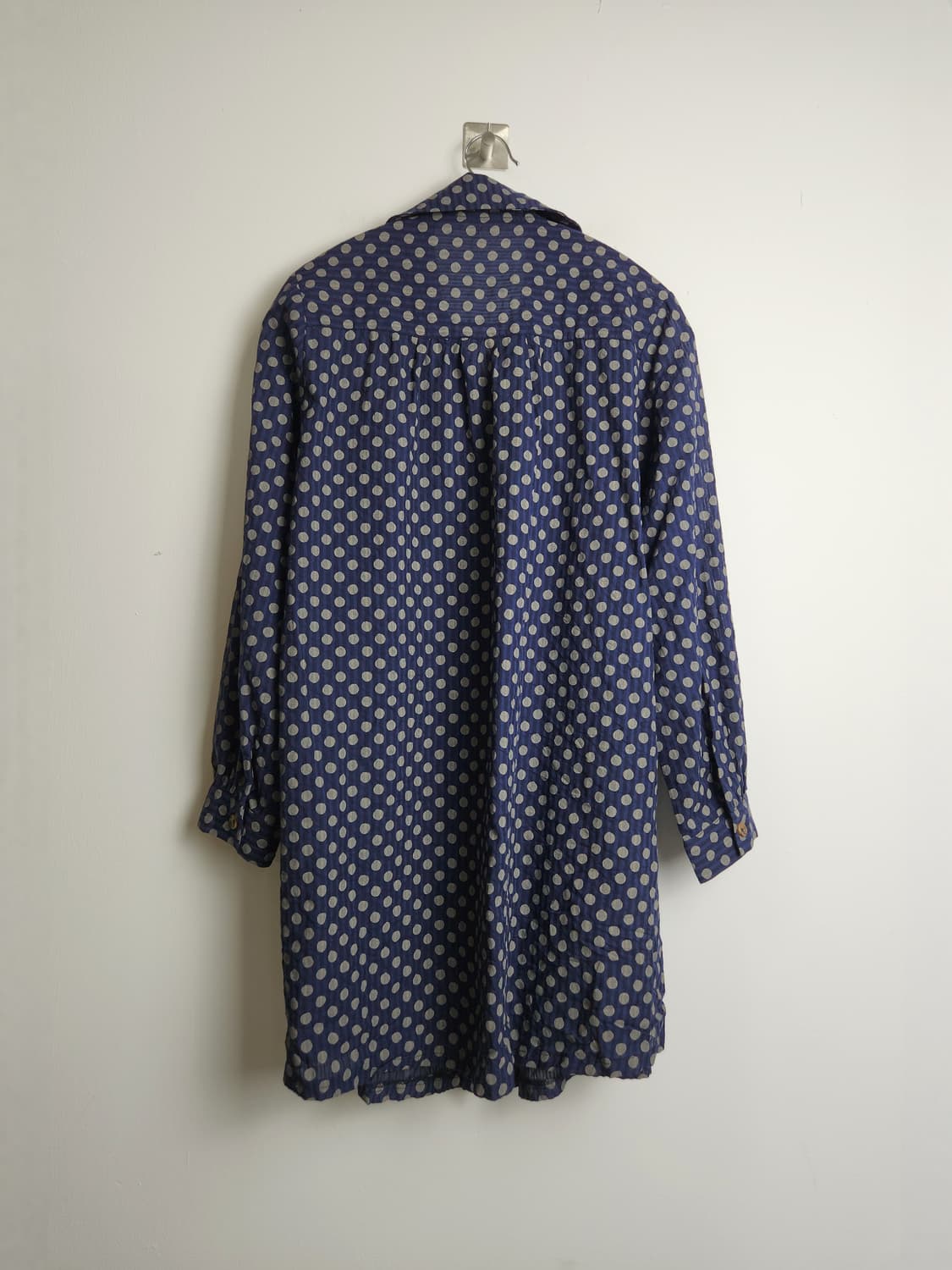 도트 핀턱 롱 블라우스 상품이미지8