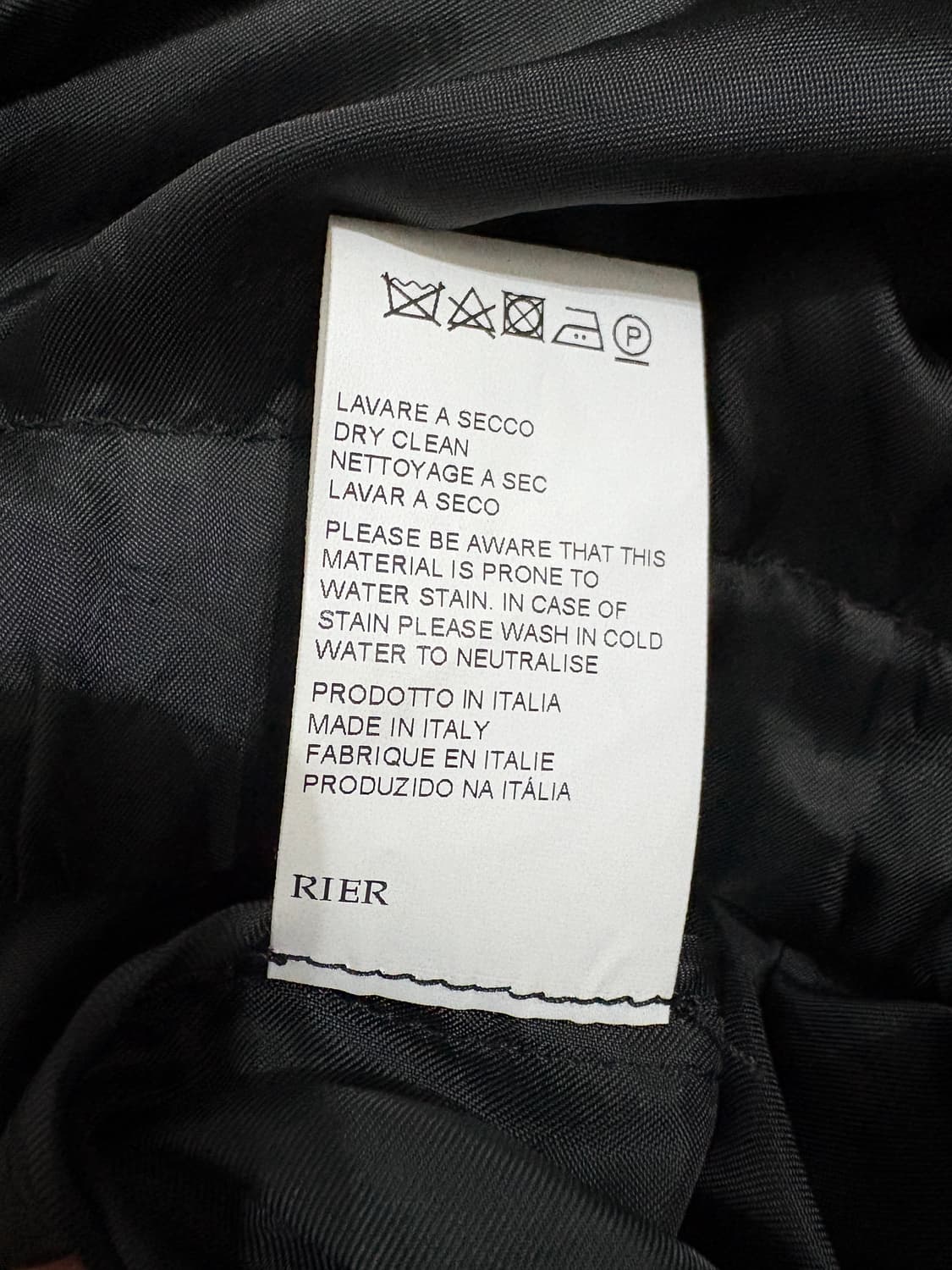 리에르 RIER / 큐프로 팬츠 라이닝 트라우저 / XS 상품이미지8