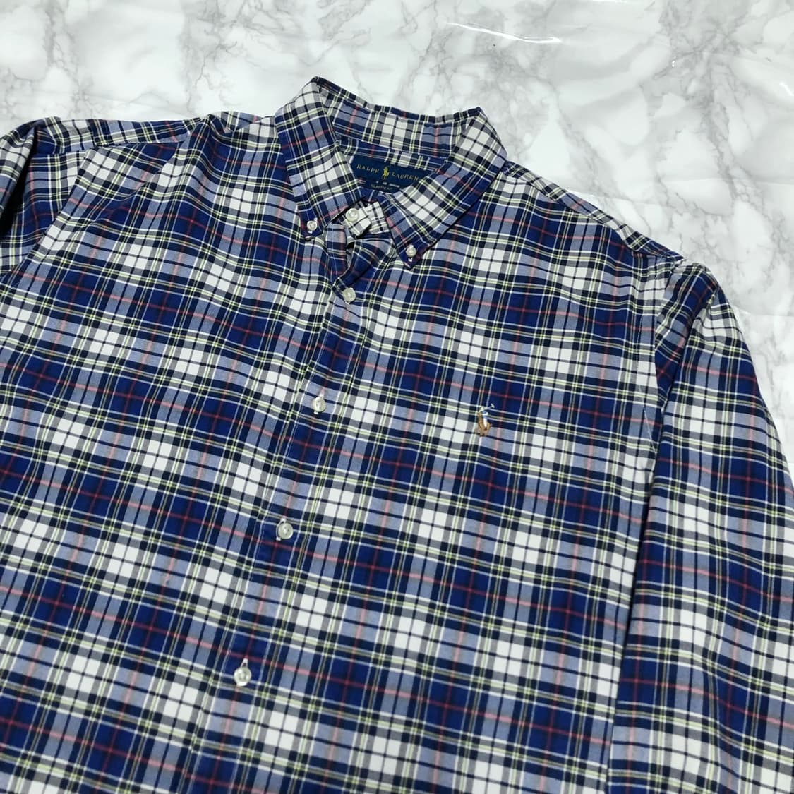 폴로 랄프로렌 체크셔츠 거의새거 남성용 XXL 상품이미지3