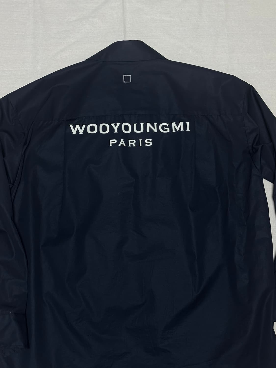 우영미 백로고 셔츠 네이비 [50] 상품이미지4