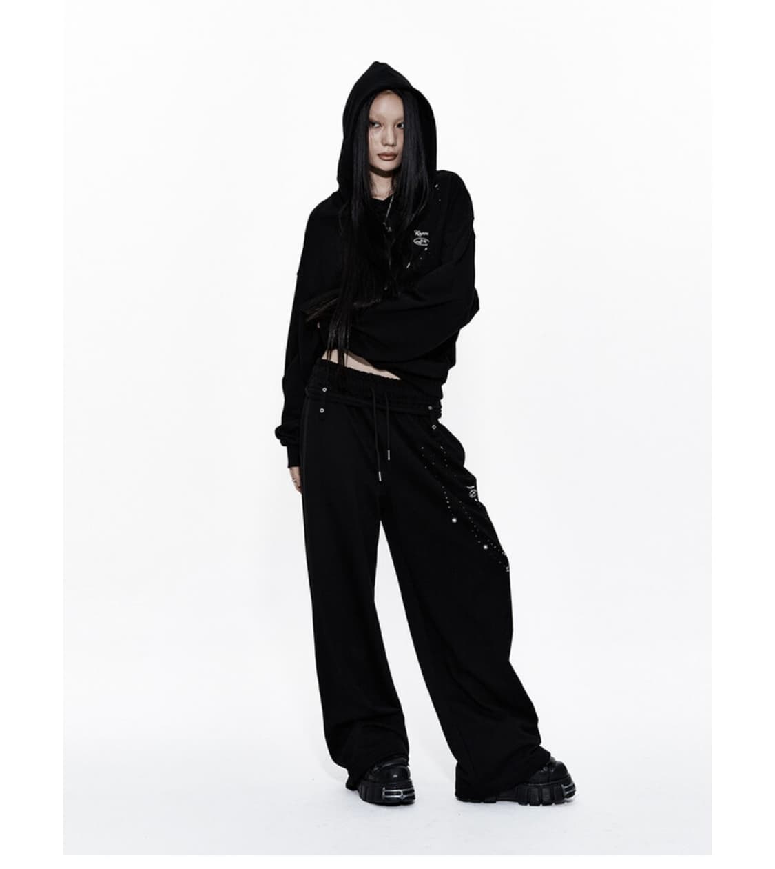 카시코 스웻팬츠 Kashiko Zenu Belt Sweat Pants 상품이미지3