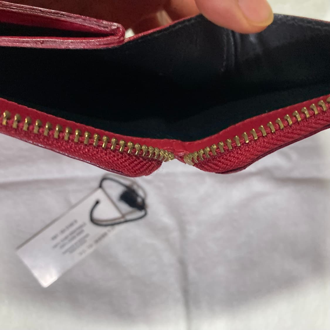 꼼떼가르송 레드 반지갑 상품이미지6