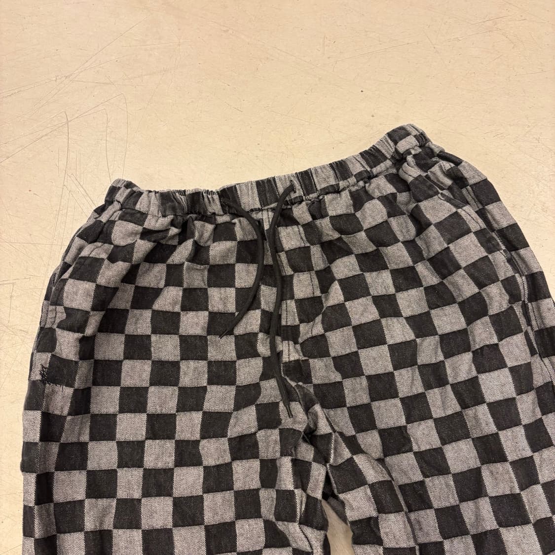 브라운브레스 체커보드 코튼 팬츠 상품이미지2