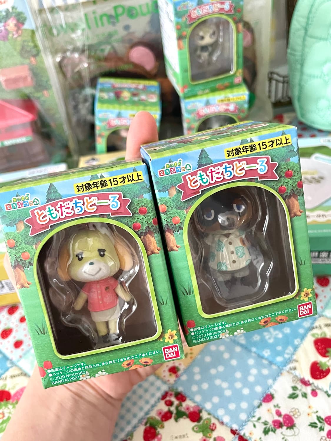 (미개봉) 동물의숲 토모다치돌 여울 너굴 피규어 일괄 상품이미지1