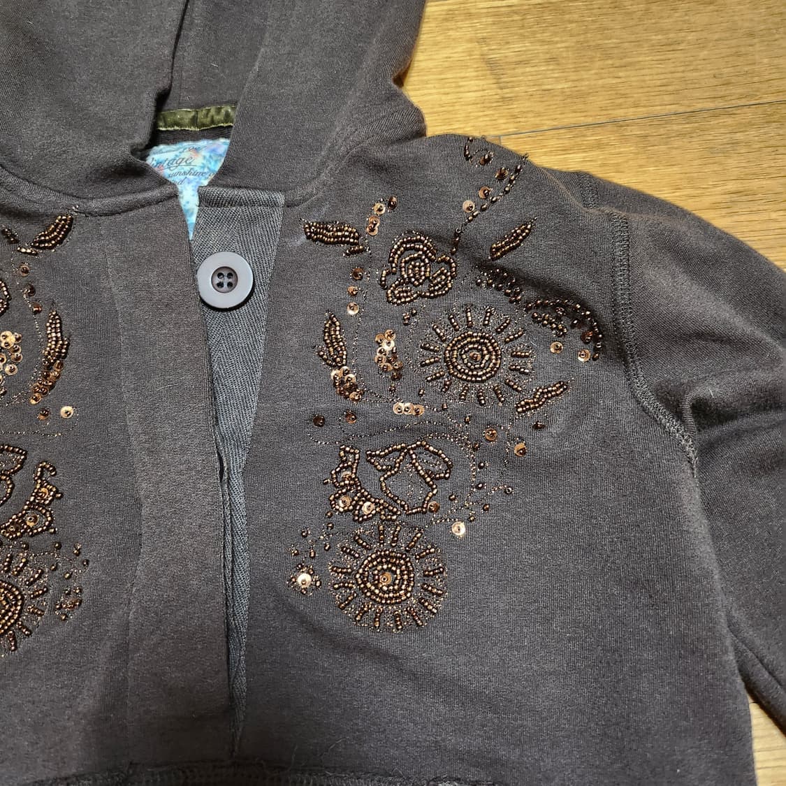 키스마크 kissmark 빈티지 후드티 상품이미지2