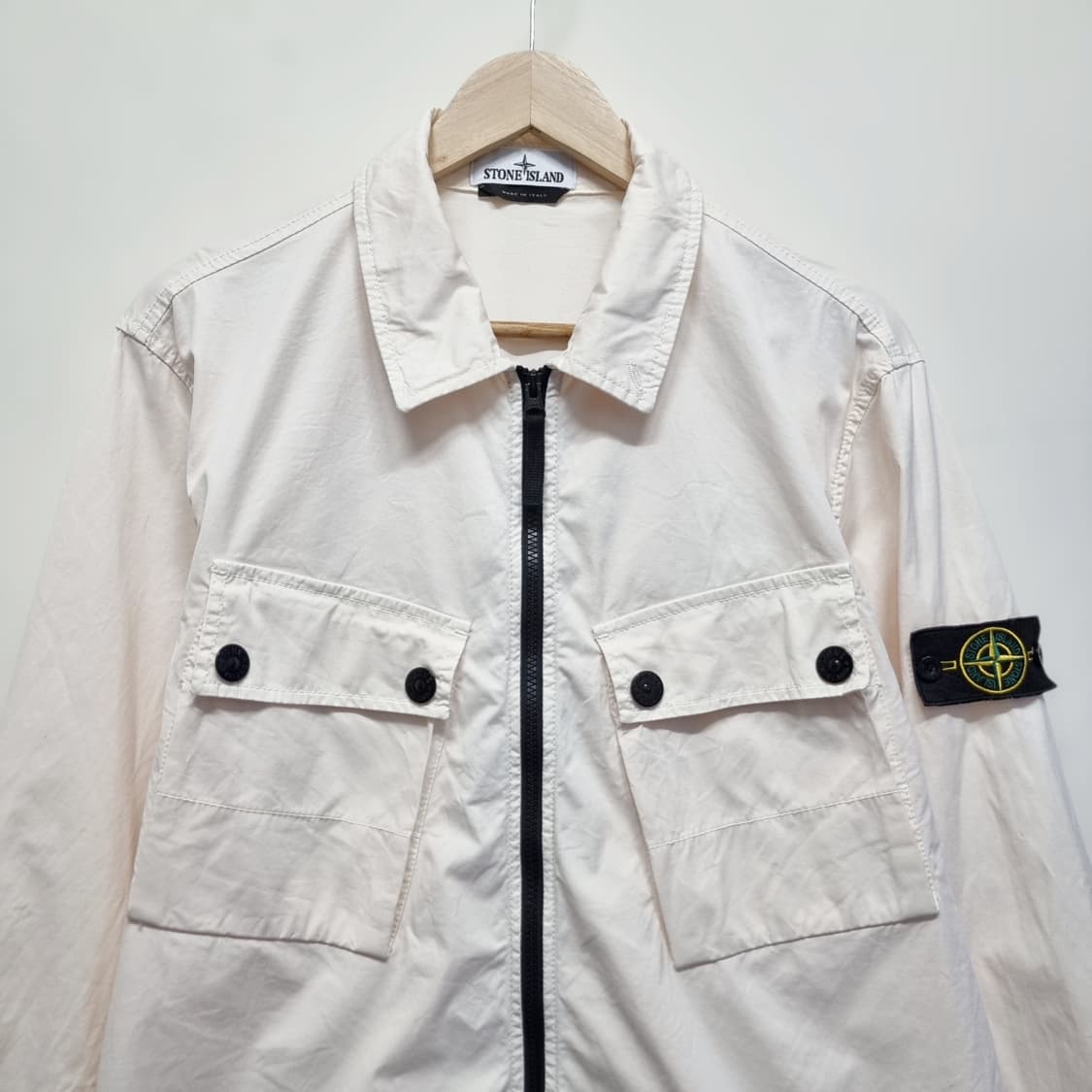 스톤아일랜드 패치 포켓 셔츠 재킷 100 상품이미지3