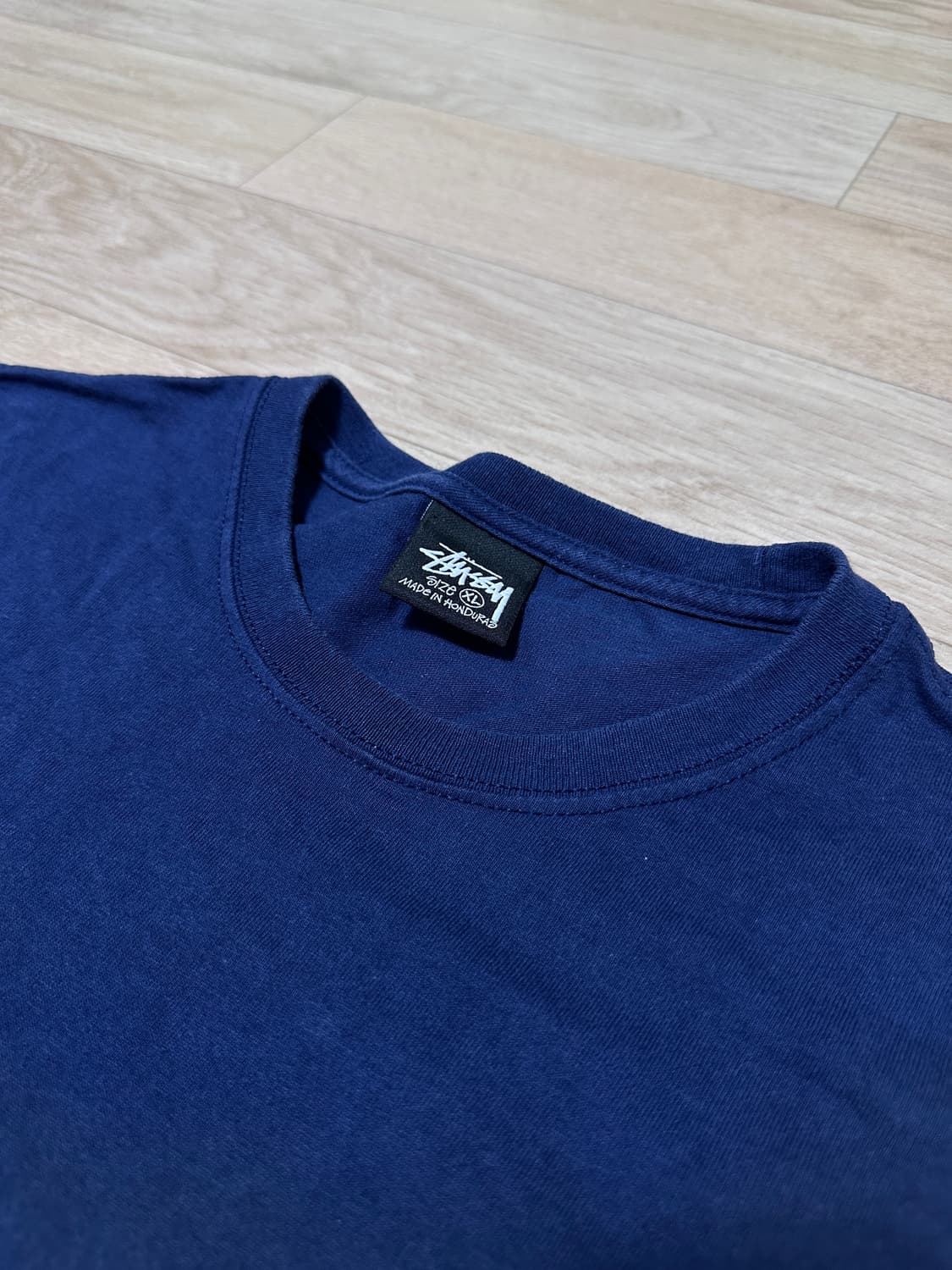 [XL] 스투시 부아나 스탁 티셔츠 네이비 상품이미지3