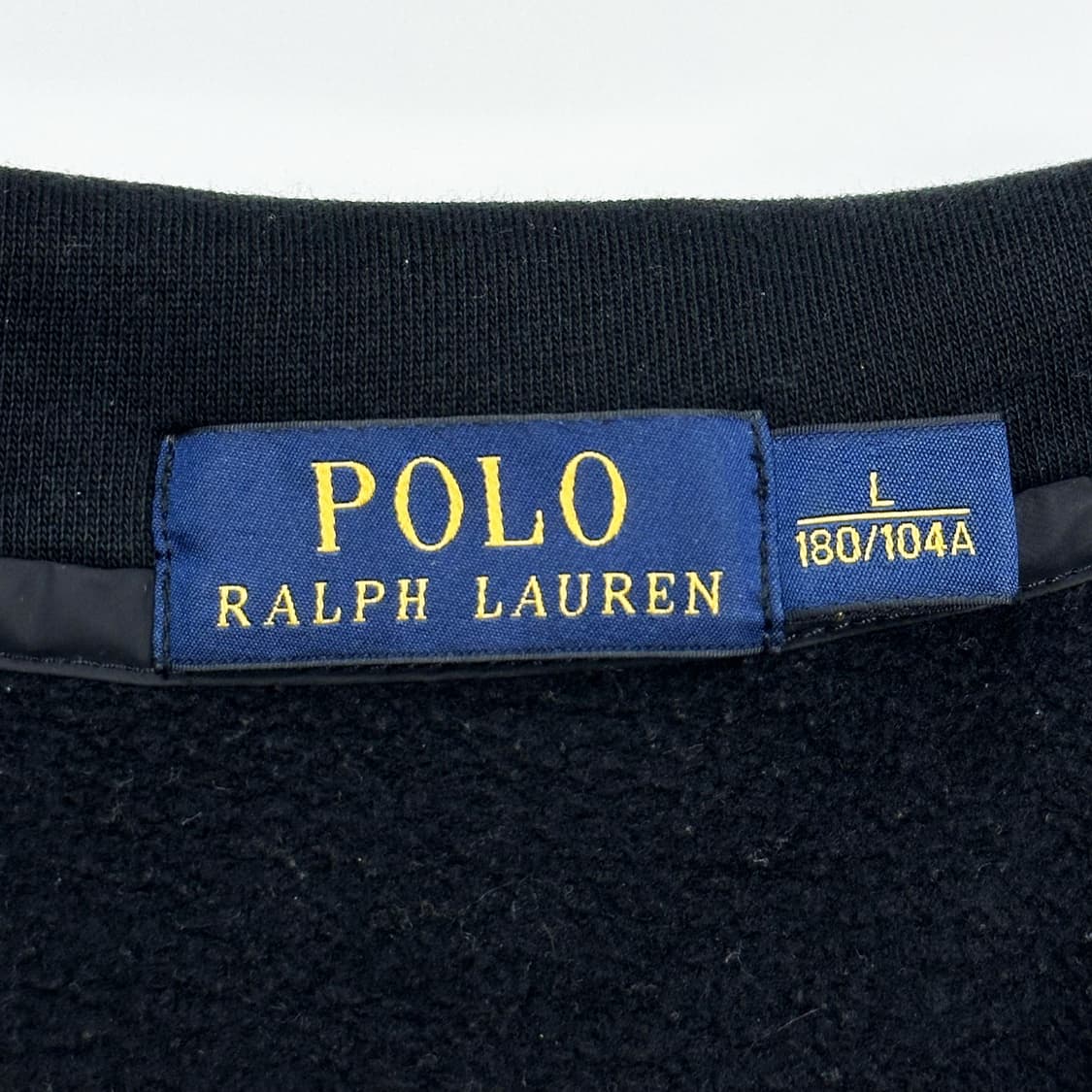 폴로 랄프로렌 미니멀 하프넥 맨투맨 블랙 L 상품이미지7