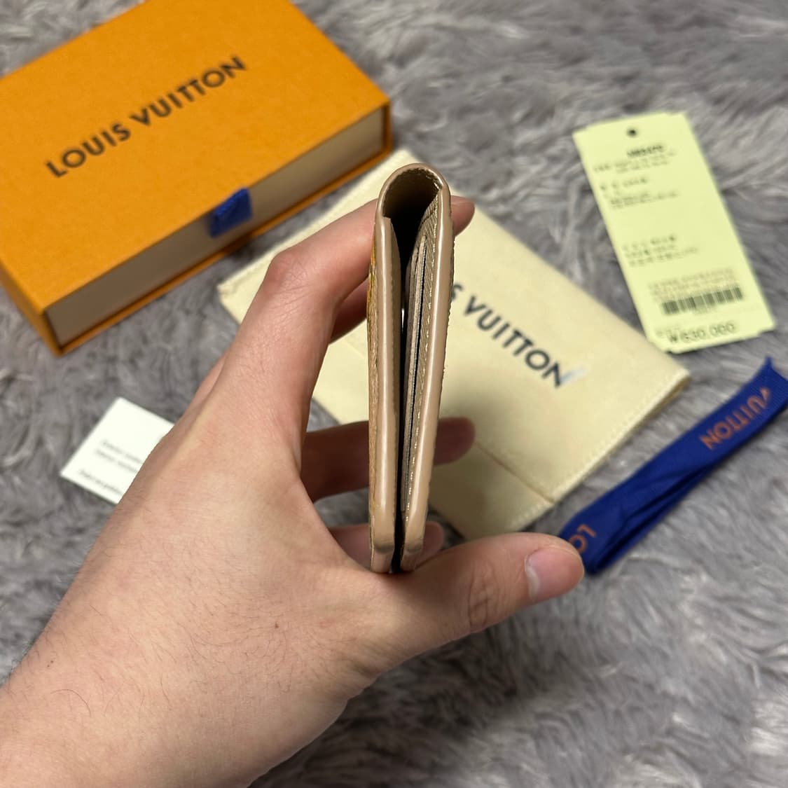 [풀구성] 루이비통 이클립스 서핑 오거나이저 카드지갑 베이지 상품이미지5