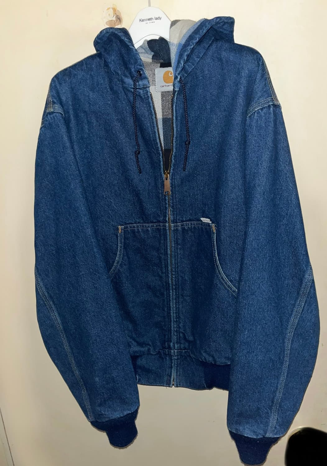 빈티지 칼하트 데님 액티브 자켓 상품이미지2