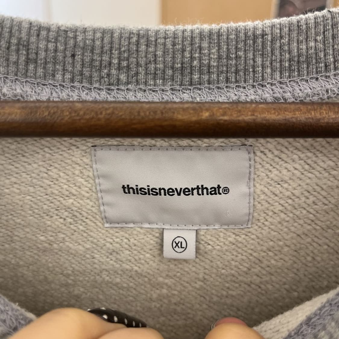 디스이즈네버댓 빈티지 캐주얼 스펠아웃 맨투맨 XL C10383 상품이미지5