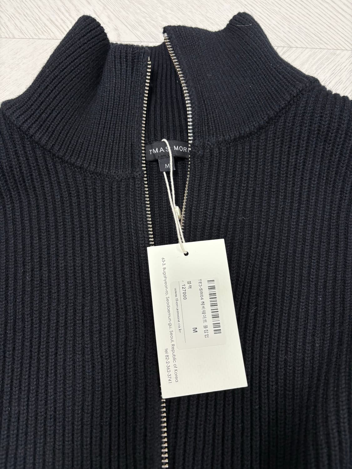 (새상품) 토마스모어 헤비웨이트 풀집업 M 상품이미지2