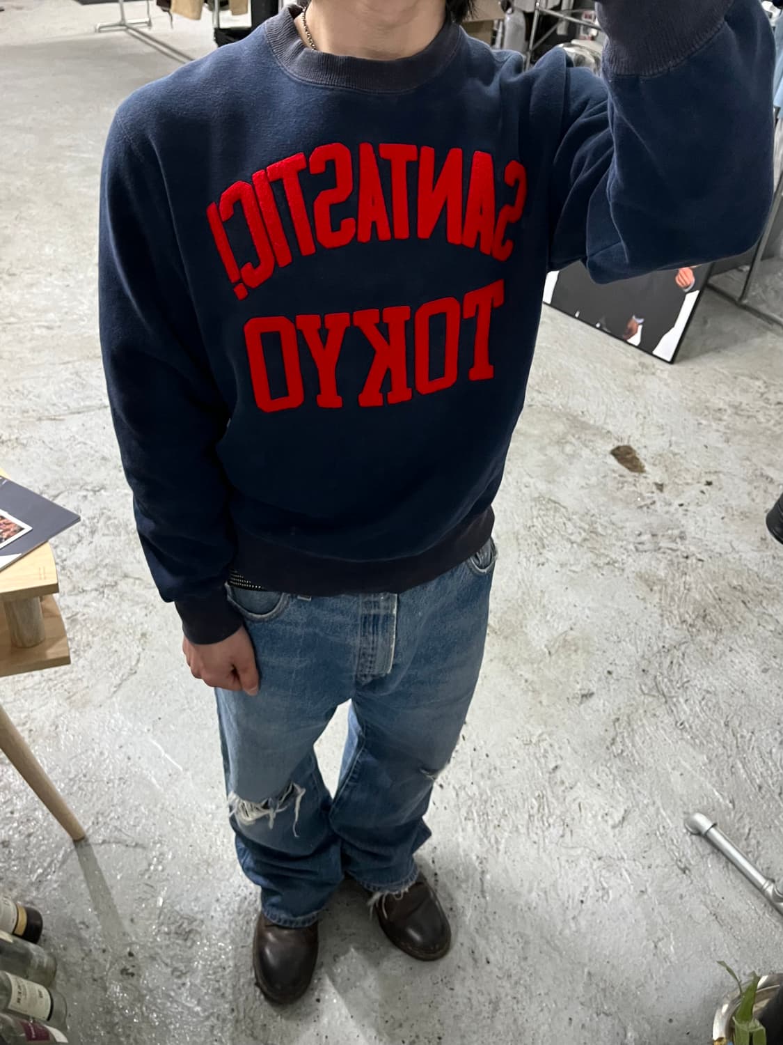 Santastic! logo fade sweat 상품이미지3