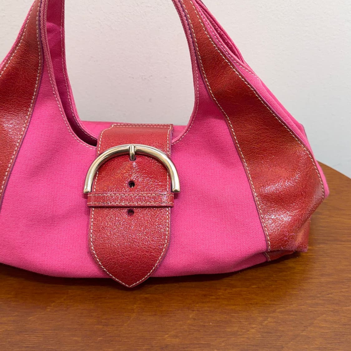 Gianni Chiarini 이태리 코튼 레더 토트백 상품이미지3